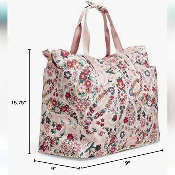 Vera Bradley Prairie Paisley Reactive Tote - Picture 6 of 7